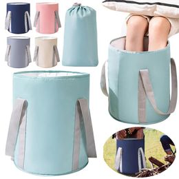 Camp Furniture Foot Portable Soaking Bucket Travel Outdoor Bag Folding Bathroom Products