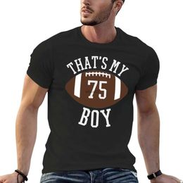 Men's T-Shirts New That'S My Boy #75 Football Number 75 Jersey Football Mom Dad T-Shirt Blouse graphic t shirts T-shirt men