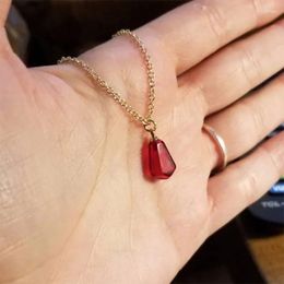 Pendant Necklaces Pomegranate Seed Necklace Women Jewellery