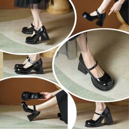 Dress Shoes Slingback high heels Lace up cut shoes Sandals Mid Heel Black mesh with crystals sparkling Print shoes Rubber Leather Ankle Strap Women