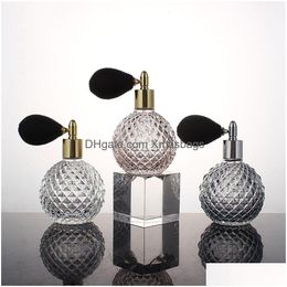 Essential Oils Diffusers 100Ml Empty Per Glass Bottle Antique Crystal Atomizing Spray Women Cosmetic Dispenser Car Air Freshener Tra Dhew9