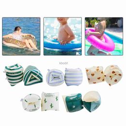 Other Pools SpasHG Swimming Armbands Float Sleeves for Adults Kids Summer Beach Swim Arm Bands Floating Circle Tube Armlets Pool Swimming Equipment YQ240129
