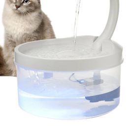 Feeders 2L Automatic Pet Water Fountain With Led Light USB Electric Cat Drinking Feeder Bowl Quiet Dog Drinker Pet Dispenser