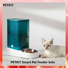 Feeders PETKIT cat dog Pets smart Feeder SOLO automatic feeder Bowl APP Control Intelligent feeder 304 stainless steel bowl pet