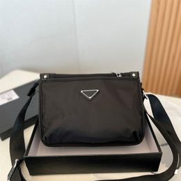 Hight Quality Men Women Nylon Bags handbags Black White Rhinestone Purses Designer Shoulder Crossbody Bag Multi Pochette 3pcs wall271i