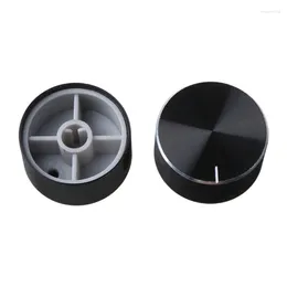 Smart Home Control 2Pcs 25x13mm D Axis Rotary Potentiometer Knob Encoder Volume For Speaker Amplifier HiFi