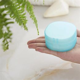 Storage Bottles Soap Box Plastic Dustproof With Lid Mini Leak Proof Bathroom Accessories Disk Waterproof Portable Sealed Tool