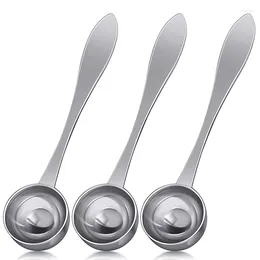 Measuring Tools 3 Pieces Coffee Scoop Tea Spoons Stainless Steel Mini Spoon Long Handle Tablespoon Stirring