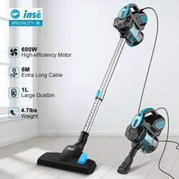 Vacuum Cleaner Corded 18Kpa Powerful Suction 600W Motor Handheld Multipurpose 3 in 1 Household Cleaning Appliance 240123