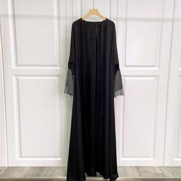 Ethnic Clothing Muslim Out Abaya Kaftan Women Diamonds Prayer Cardigan Coat Islamic Dubai Saudi Robe Eid Ramadan Maxi Dress Kimono Gown