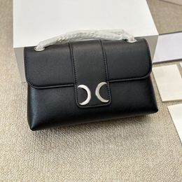 Chain Cross Body Bag Designer Hand Bag Cowhide Shoulder Bag Flap Handbags Purse Metal Letter Magnetic Buckle Internal Zipper Pocket Clutch Wallet Designer
