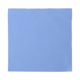 Computer Coolings 100 Pcs 100x100x1mm GPU CPU Thermal Pad Silicone Heatsink Cooler Conductive Pads