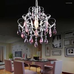 Pendant Lamps Chandeliers Crystal Raindrop Lighting Ceiling For Dining Room Bathroom Bedroom Living Entrance
