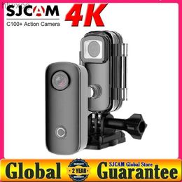 Sports Action Video Cameras SJCAM C100 / C100Plus Mini Thumb Camera 1080P30FPS / 4K30FPS H.265 12MP 2.4G WiFi 30M Waterproof Case Action Sport DV Camcorder YQ240129