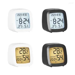 Table Clocks Digital Alarm Clock With Temperature Display For Students Office Professionals And Travel Lovers
