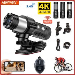 Sports Action Video Cameras 4K Full HD Wifi Portable Camera Waterproof and Anti Shake Sports Cameras Bicycle Motorcycle Helmet Cam Flashlight Camcorder YQ240129