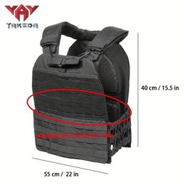 Tactical Weighted Vest - Adjustable, Quick Release Buckle for Men and Women - Boost Your Fitness, Workout, Training and Running