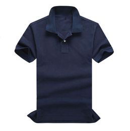 hot Free shipping sale summer high quality pure cotton men's polo shirt short sleeve casual fashion solid Colour lapel Casual top