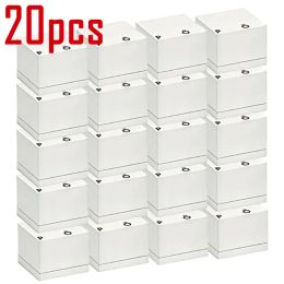 Charm 20pcs Packaging New Paper Ring Boxes for Earrings Charms Europe Jewelry Case for Valentine's Day Gift Wholesale Lots Bulk