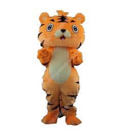 2024 High quality tiger orange Mascot Costume Cartoon theme character Carnival Unisex Halloween Carnival Adults Birthday Party Fancy Outfit For Men Women