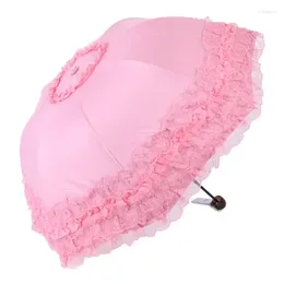 Umbrellas Windproof Strong Umbrella Women Parasol Beach Cute Lace Luxury Sun Large Goth Lolita Guarda Chuvas Rain Gear