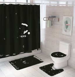 Waterproof Series Shower Curtain Polyester Bathroom Curtain Factory Direct Supply Digital Printing Shower Curtain