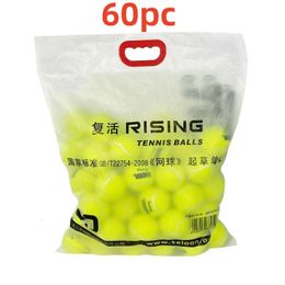 60pc Tennis Training Balls for Beginner Advanced Professional Players Match Ball Multi Indoor Outdoor Games 240124