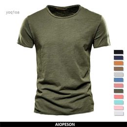 Men's T-Shirts 100% Cotton Men T-shirt Casual Soft Fitness Summer Thin T-shirts Men's Home Clothes O-Neck Short Sleeve Soild T Shirt for Men