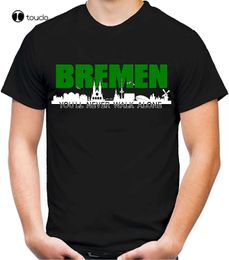 Men's T-Shirts Bremen Skyline Men'S And Men'S T-Shirt Football Ultras Gift Tee Shirt