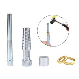 Equipments Ring Sizer Enlarger Stick Mandrel Jewelry Tool Metal Ring Forming Wedding Band Sizer Tool Expander for Jewelers Ring Stretcher