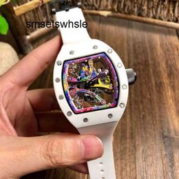 Automatic Mechanical Watches Out Top Watch Date Business Leisure Ceramic Automatic Mechanical Superclone Hollowed Luminous Fashion Tape