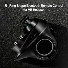 Game Controllers R1 Mini Ring Bluetooth4.0 Rechargeable Wireless VR Remote Controller Joystick Gamepad For Android 3D Glasses R57