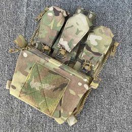 Hiking Bags Tactical FCPC V5 Backpack Multicam Military Vest Plate Carrier Pouch Airsoft Assault Zipper Panel Molle Bag Accessories Gear YQ240129