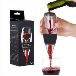 Quick Sobering Wine Aerator Red Wine Decanter Pourer with Sediment Filter and Stand Red Wine Whisky Aerator Dispenser for Wine Lovers and Sommeliers Idea Gifts