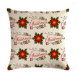 Pillow Fashion Christmas Trees Pillowcase Winter Holiday Linen Cover Sofa Room Decoration Covers