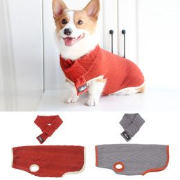 Apparel Pet Dog Clothes Knitwear Dog Sweater Soft Thickening Warm Pup Dogs Shirt Winter Puppy Sweater Pet Clothes for Medium Dogs Easter