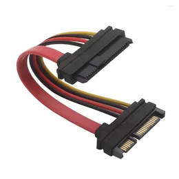 Computer Cables SAS To SATA SFF-8482 29 Pin 22Pin Hard Disk Drive Raid Extension Cable With 15 Power Port