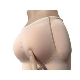 Sponge Pads Enhancer Fake Buttocks Padded Panties Hip Push Up Panty with 4 Pockets Butt Inserts Crossdresser