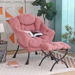 Other Furniture Modern large leisure chair lazy chair with footrest leisure sofa armchair reading chair Q240129