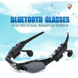 Bluetooth-compatible Glasses Stereo Wireless Headphones With Microphone Polarised Sunglasses Noise Cancelling Earphones