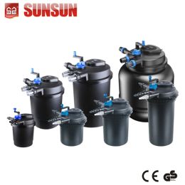 Decorations 220240v 50hz SUNSUN Pond Bio Press Canister Philtre CPF Series with UV Germicidal Lamp