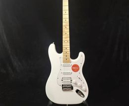 HOT! ST Guitar Solid Body white Colour maple Fingerboard body Chrome Hardware Free Shipping Electric guitar