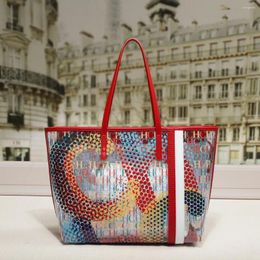 Shopping Bags CILMI HARVILL CHHC Women's Handbag With Transparent Design Large Capacity And Size Comes A Free Small Bag