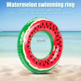 Other Pools SpasHG Watermelon Swim Ring Inflatable Float Backyard Pool Float Circle For Adult Children Summer Water Sports Outdoor Game YQ240129
