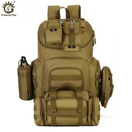Hiking Bags 40L Military Tactical Backpack Waterproof Molle Assault Pack Mochila Militar Rucksack for Outdoor Hiking Camping Hunting YQ240129
