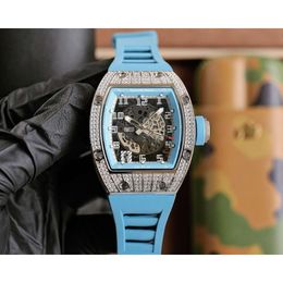 R i c h a r watchmen supeclone AAA automatic mechanical brand watches RM010 waterpoof wsitwatches Anti scatch sapphie mirror ice out relojes H5JH