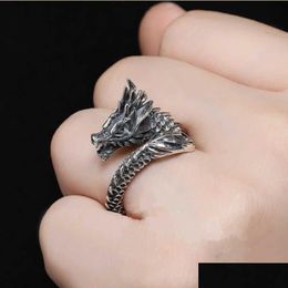 Other Fashion Accessories Domineering Dragon Head Selfdefense Ring Female Male Finger Blade Tiger Wolf Designering Designer Gift To Dh1Gh