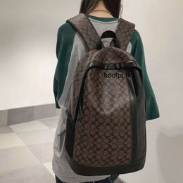 Coa CHmen Classic Fashion Backpack Imported Original Super Fibre Leather Ultra HD Hardware Logo Super Smooth Zipper Oil Edge Super Smooth Travel Large Ca GMHX YR8T