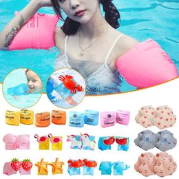 Other Pools SpasHG PVC Buoyancy Rings Safety Swimming Ring Float Children Swimming Tube Arm Bands Safe Inflatable for Water Learning Sports YQ240129