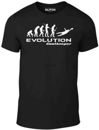 Men's T-Shirts Evolution of Goalkeeper T Shirt - Funny T-Shirt Footballer Goals Retro Keeper Goal 2019 Fashion Brand Men Tops T Shirt Design